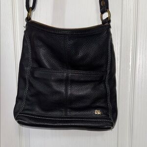 The Sak Black Leather Shoulder Bag